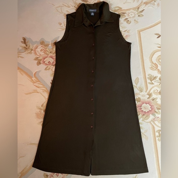 Dark brown sleeveless dress by elements size extra large - Picture 3 of 7